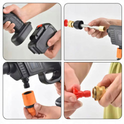 Myjka ciśnieniowa akumulatorowa 30 bar 2 akumulatory 21V