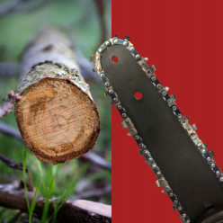 Akku-Kettensäge Mini-Säge für Holz Akku 21V