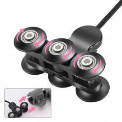 Hula hop z obciążeniem wypustkami obciążnikiem czarne