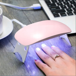 Mini UV LED klincová lampa pre manikúru gél lakovanie skladanie 6 W