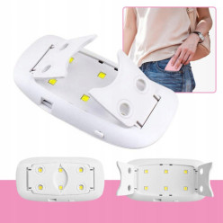 Mini UV LED klincová lampa pre manikúru gél lakovanie skladanie 6 W