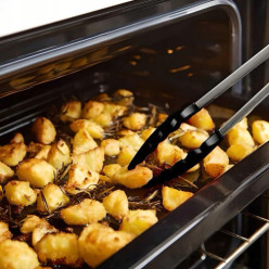 Zestaw przyborów kuchennych silikonowych 10 szt czarne