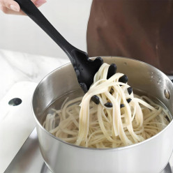 Zestaw przyborów kuchennych silikonowych 10 szt czarne