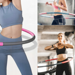 Hula hula hoop pliant pour l'exercice de fitness