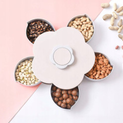 Obrotowy organizer pojemnik na cukierki biżuterię z uchwytem na telefon