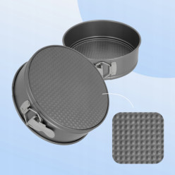 Zestaw 3 tortownic blacha okrągła 24/26/28cm do pieczenia