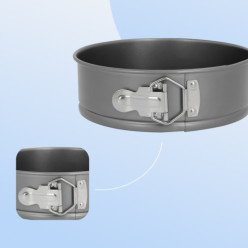 Zestaw 3 tortownic blacha okrągła 24/26/28cm do pieczenia