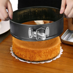 Zestaw 3 tortownic blacha okrągła 24/26/28cm do pieczenia