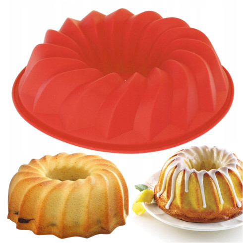 Boîte à gâteau en silicone pour cuisson 22 cm