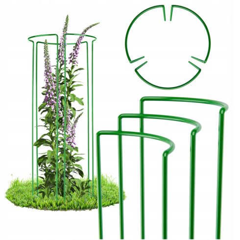Podpora metalowa do kwiatów roślin ogrodowych trzyczęściowa pergola 60 cm