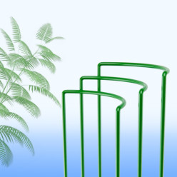 Fém növénytámogatás kerti virágok három darab pergola 60 cm