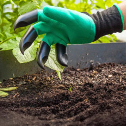 Rękawice ogrodowe z pazurami robocze do kopania