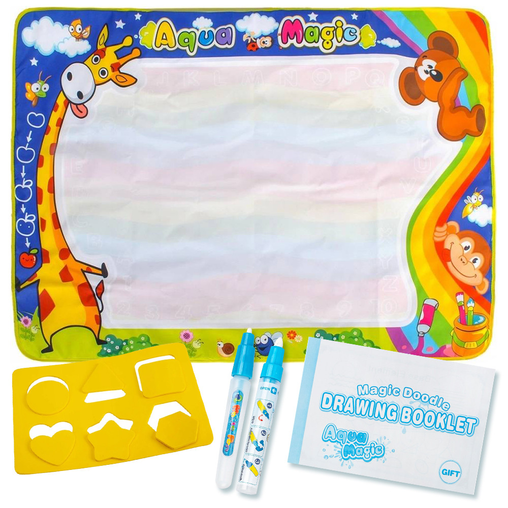 Mata wodna do rysowania malowania wodą szablony pisaki