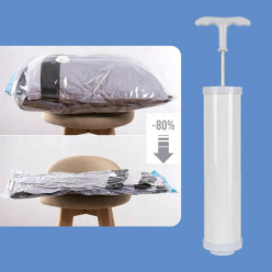 Pompka do worków próżniowych ręczna biała 24 cm