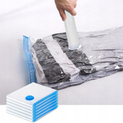 Vacuum bags for clothes bedding set of 12 pcs + pump