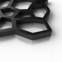 Forma do kostki brukowej z kamienia betonu kocie łby 45 x 45 cm