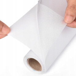 Folia matowa na szybę balkon okna mleczna mrożona 200x100cm szroniona