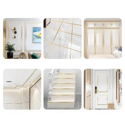 Taśma listwa ozdobna samoprzylepna dekoracyjna złota 0,5 cm x 50 m