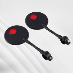 Lusterko rowerowe wsteczne na rower regulowane zestaw 2 szt