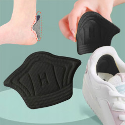GRIPS DE CŒUR POUR LES CHAUSSURES BLACK 2 PCS BRECTABLE COMFORTABLE PADS ADHESIVES