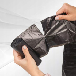 Worki na śmieci 240L czarne 10 worków 1 rolka