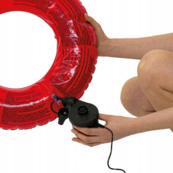 Elektryczna pompka do piłki materaca 12v/230v + zestaw końcówek