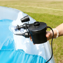 Elektryczna pompka do piłki materaca 12v/230v + zestaw końcówek