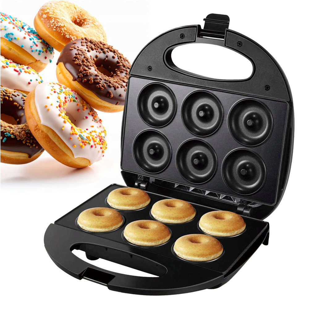 Opiekacz do robienia pączków 700W czarny