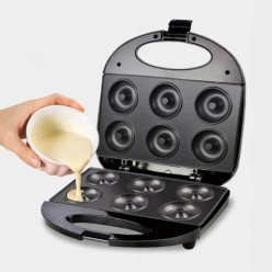 Opiekacz do robienia pączków 700W czarny