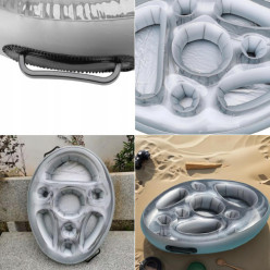 Pływający stolik do basenu dmuchany na napoje drinki przekąski