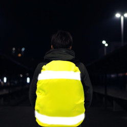 Odblaskowy pokrowiec na plecak przeciwdeszczowy 30L