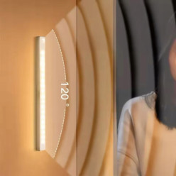 LED USB světlo 20 cm pohybový senzor pod kuchyňské skříně magnetické noční světlo