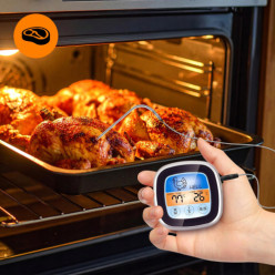 Digitales Küchenthermometer für Fleisch Fisch und andere Speisen für Backofen und Grill