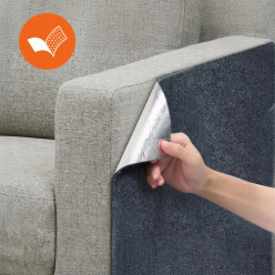 Samoprzylepna mata do drapania dla kota ochrona mebli 100 × 30 cm szara