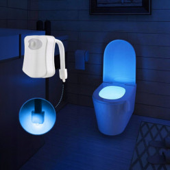 LED WC svetlo s snímačom pohybu