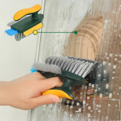 Szczotka do czyszczenia fug narożników szczelin 3w1