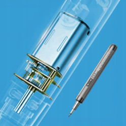 Wkrętak akumulatorowy elektryczny śrubokręt zestaw 38 bitów etui