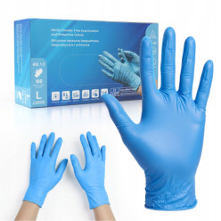 Gants nitriles sans poudre...