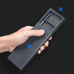 Serrure de tournevis ensemble de pilotes 25 pcs magnétique + boîtier