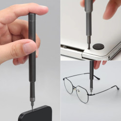 Serrure de tournevis ensemble de pilotes 25 pcs magnétique + boîtier