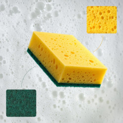 Gąbki do mycia naczyń 10 szt dwustronne zmywaki kuchenne kolorowe