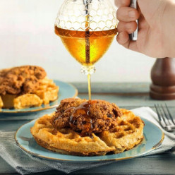 Dozownik do miodu dyspenser nalewak pojemnik do syropu czekolady 200ml