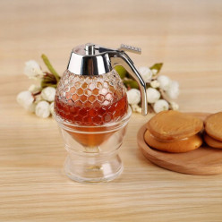 Honigspender Dispenser Ausgießer Behälter für Sirup Schokolade 200ml