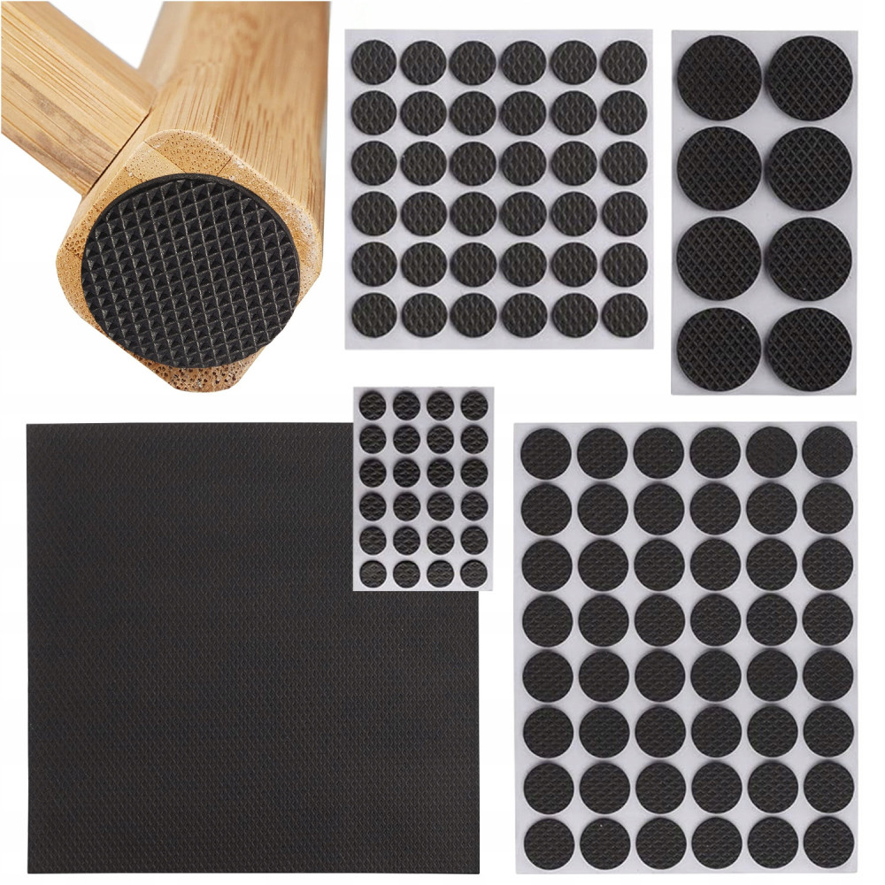 Podkładki samoprzylepne filcowe pod meble krzesła zestaw 125 sztuk