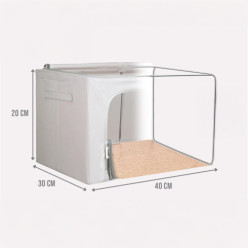 Sac de rangement organisateur de sac pour les vêtements literie 2x24L pour la chambre