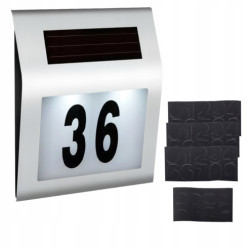 Podświetlany numer domu...