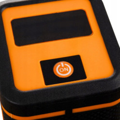 Poziomica laserowa elektroniczna płaszczyznowa laser krzyżowy zielony z etui