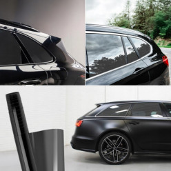 Folia do przyciemniania szyb 300 x75cm samochodowa szara 40% ochrona UV