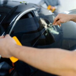 Folia do przyciemniania szyb 300 x75cm samochodowa czarna 99% ochrona UV