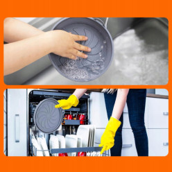 Silikonowa forma okrągła wkład air fryer do frytkownicy beztłuszczowej 20cm